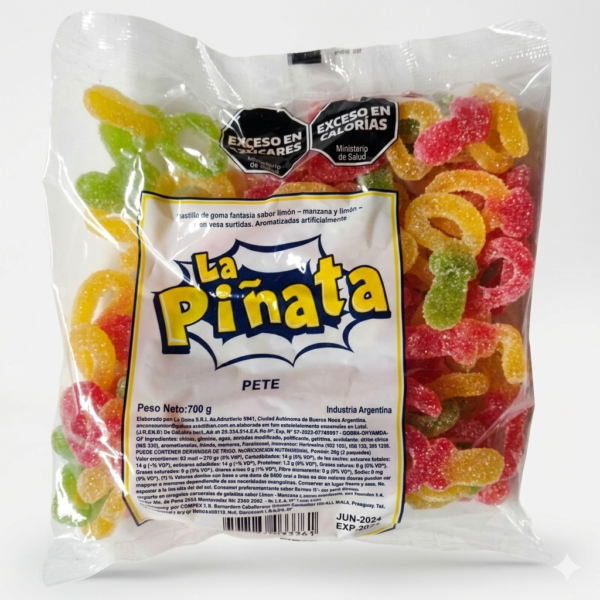 GOMITA PIÑATA CHUPETE X 700 GR
