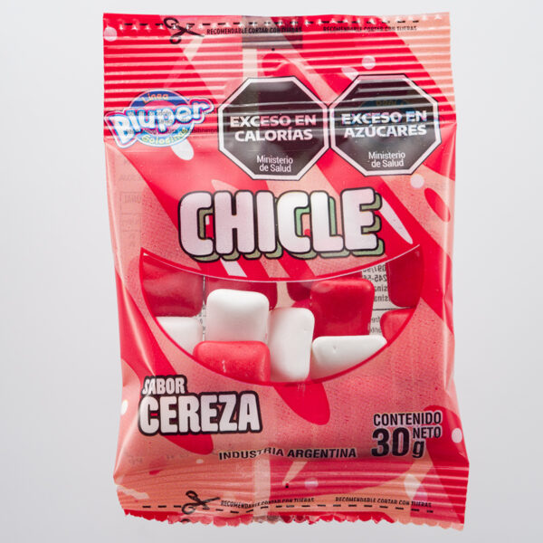BLUPER CHICLE EN TIRA CEREZA X 6 U X 30 GR