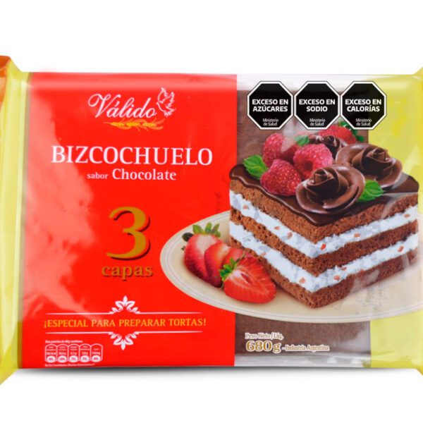 BIZCOCHUELO CHOCOLATE X 650 GR