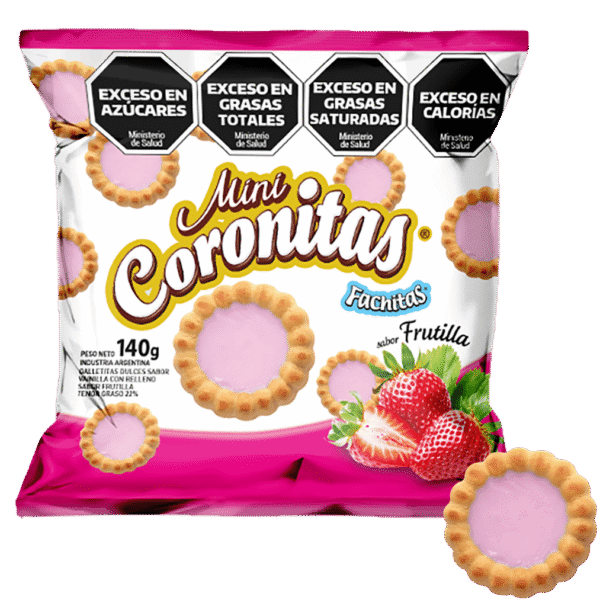 MINI CORONITA FRUTILLA X 140 GR