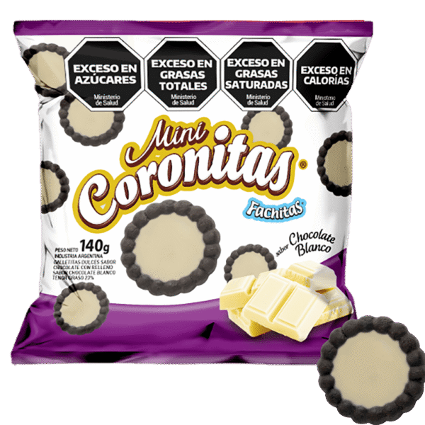 MINI CORONITA CHOCOLATE BLANCO X 140 GR