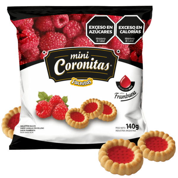 MINI CORONITA FRAMBUESA X 140 GR