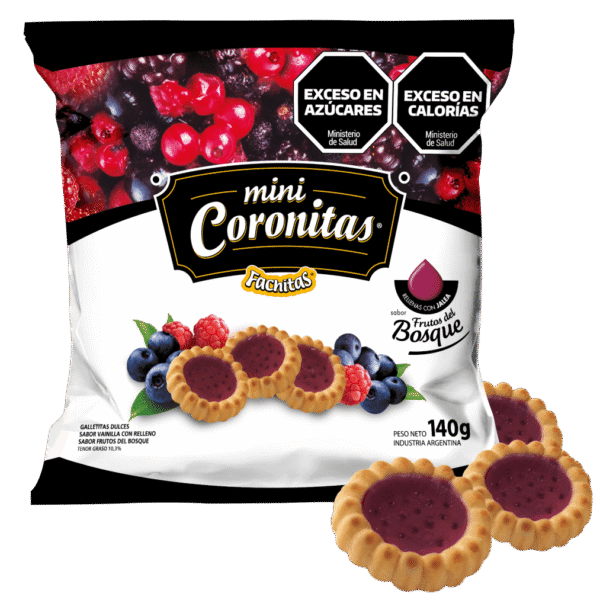 MINI CORONITA FRUTOS DEL BOSQUE X 140 GR