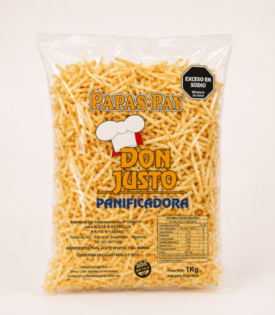 PAPAS PAY LLUVIA DE PAPAS DON JUSTO X 700 GR