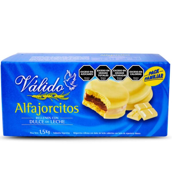 ALFAJOR VALIDO BLANCO X 1,5KG