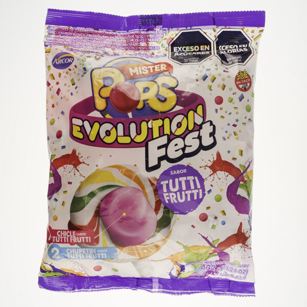 EVOLUTION FEST TUTIFRUTI X 24 U X 432 GR