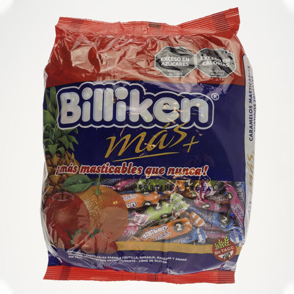 CARAMELOS MASTICABLES BILLIKEN FRUTALES X 600 GR
