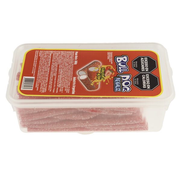 BULLDOG REGALIZ FRUTILLA  ÁCIDA X 360 GR