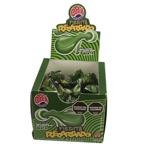 CHICLE FIERITA RECARGADO MENTA X 60 U X 260 GR