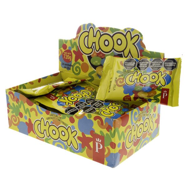 CONFITE CHOCOLATE CHOOK X 24 U