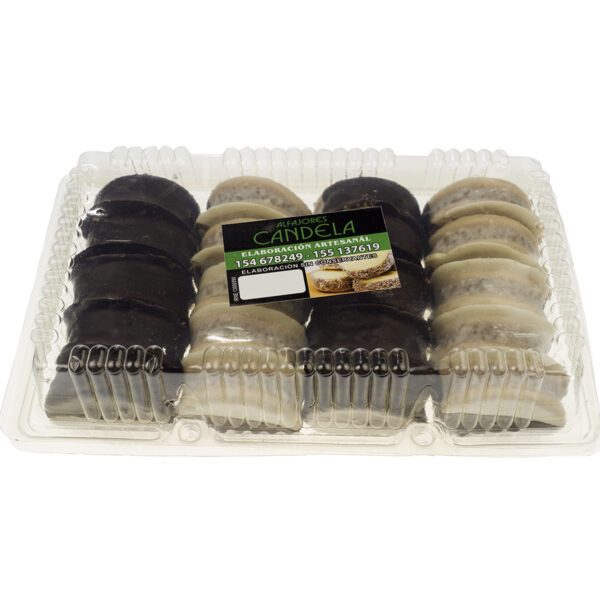 ALFAJORES BICOLORES X 20 U
