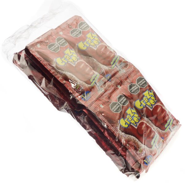 CHUPETIN CRAZY POP FRUTILLA X 20 U