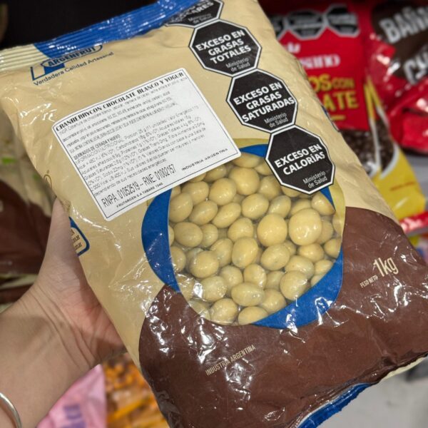 CANBERRY CON CHOCOLATE BLANCO X KG