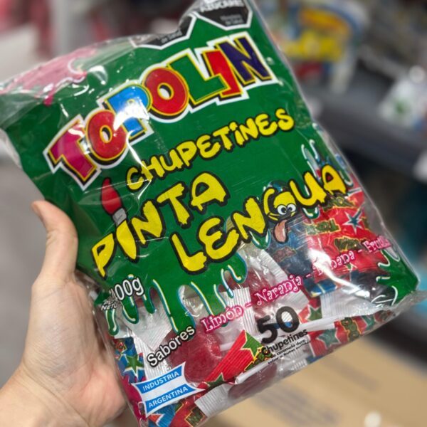 TOPOLIN PALETA PINTA LENGUA X 50 U