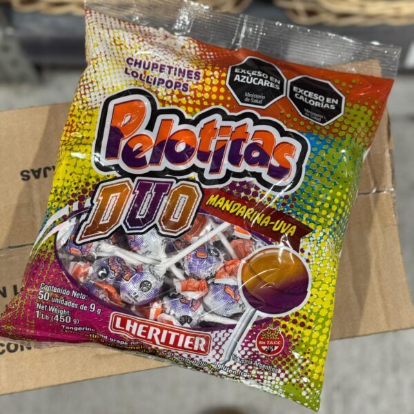 CHUPETÍN PELOTITA DUO X 50 U