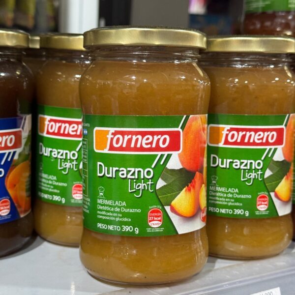 MERMELADA DURAZNO LIGHT X 390 GR