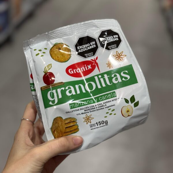GRANOLITAS MANZANA Y CANELA X 150 GR