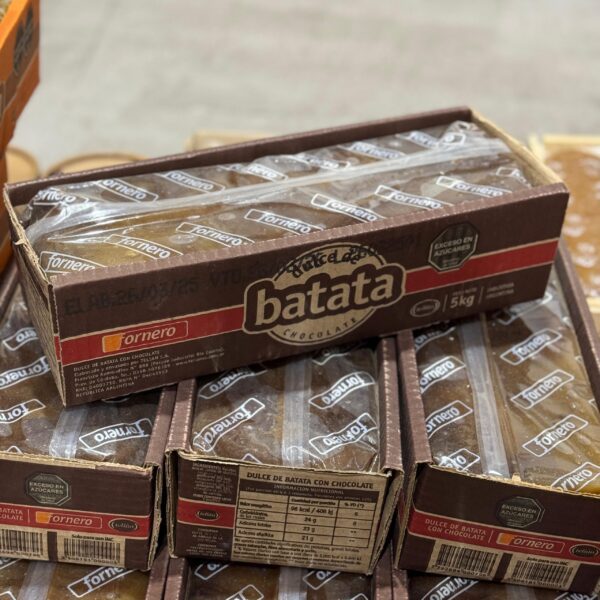 DULCE DE BATATA  CON CHOCOLATE X 5KG