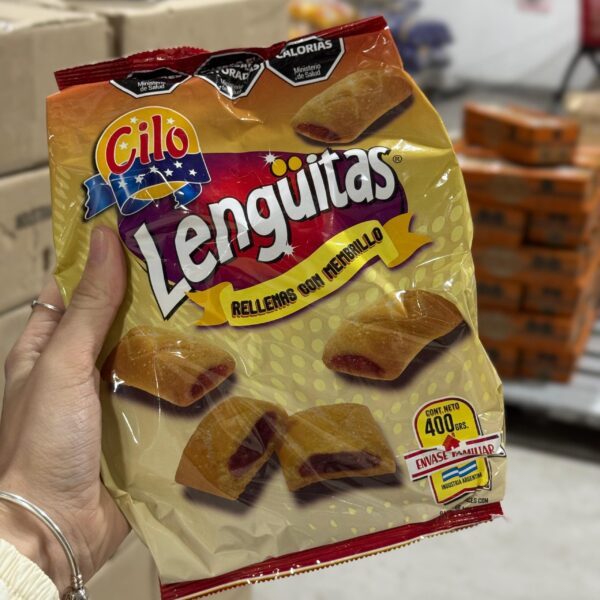 GALLETAS LENGUITAS RELLENAS MEMBRILLO X 300GR