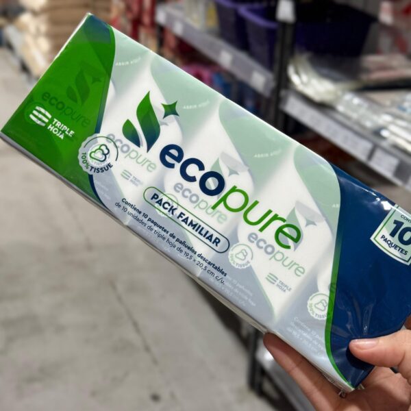 PAÑUELO ECOPURE X 10 U