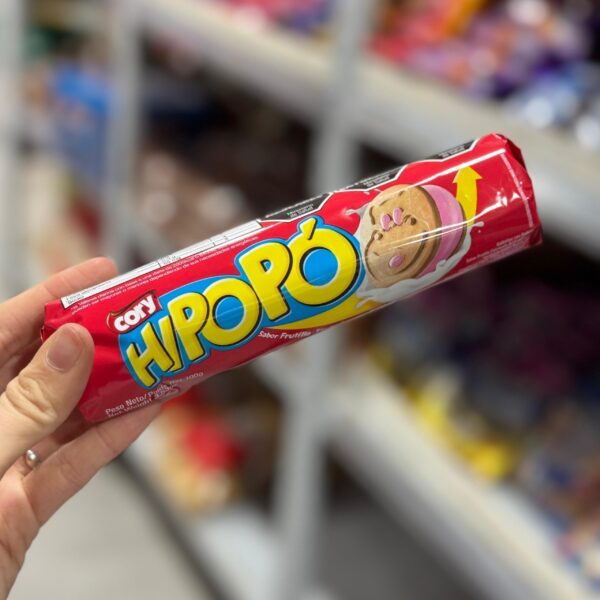 HIPOPÓ RELLENA SABOR FRUTILLA X 100 GR