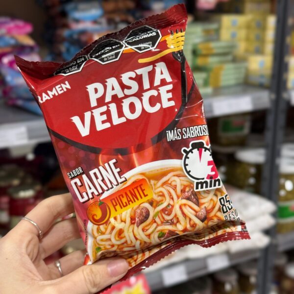 PASTAS VELOCES RAMEN CARNE PICANTE X 85 GR