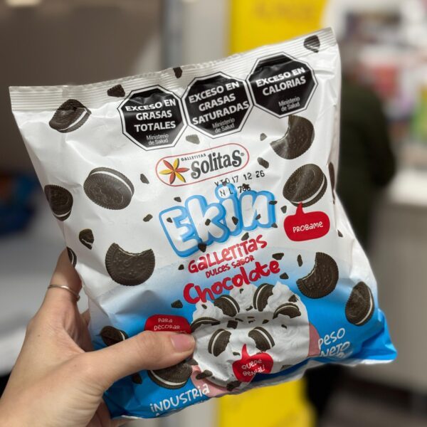 EKIN GALLETAS RELLENAS VAINILLA SABOR CHOCOLATE X 300 GR