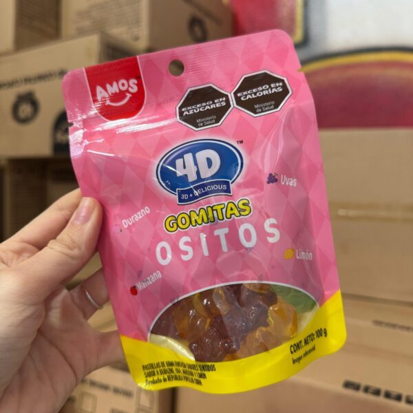 COMBO GOMITAS 4D AMOS OSITOS X 12 X 100 GR