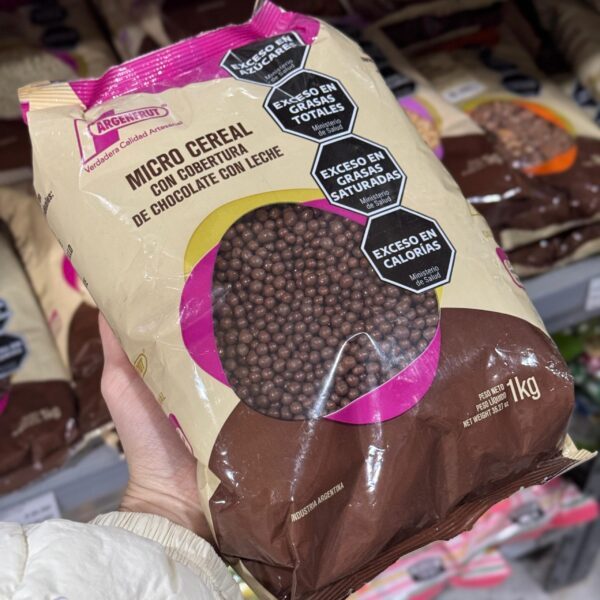 MICRO-CEREAL BAÑADO DE CHOCOLATE NEGRO X KG
