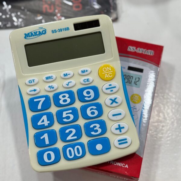 CALCULADORA BLANCA 3916