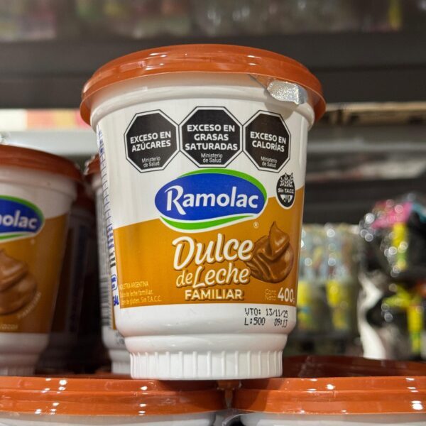 DULCE DE LECHE CLÁSICO RAMOLAC X 400 GR