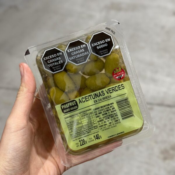 ACEITUNAS VERDES X 140 GR