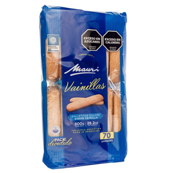 VAINILLA PAQUETE X 6U X 800GR