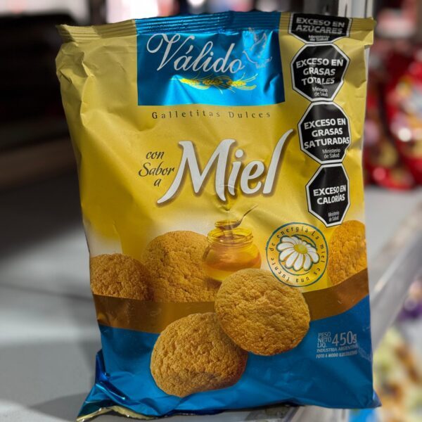 GALLETAS MIEL X 450 GR