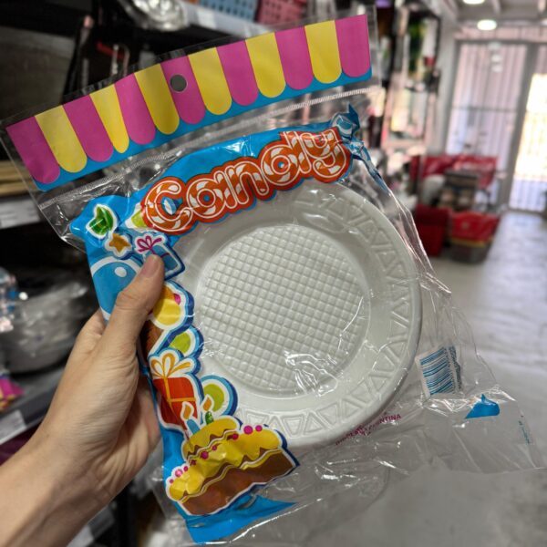 PLATO CHICO 15CM BLANCO X 50 UNIDADES