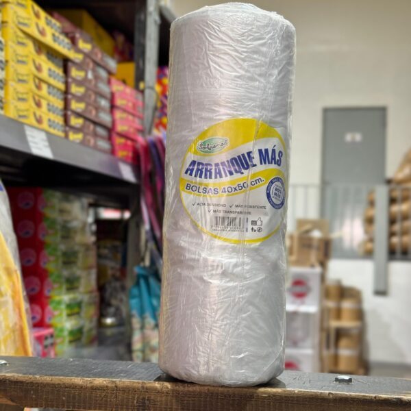ROLLO DE BOLSAS DE ARRANQUE RENDIDORA 40X50