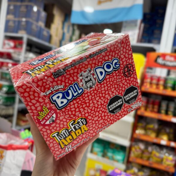 BULLDOG TUTI FRUTI X 12 U X 360 GR