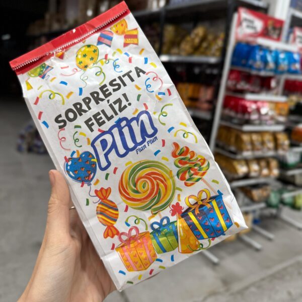 BOLSITA DE CUMPLEAÑOS SORPRESA PLIN X U