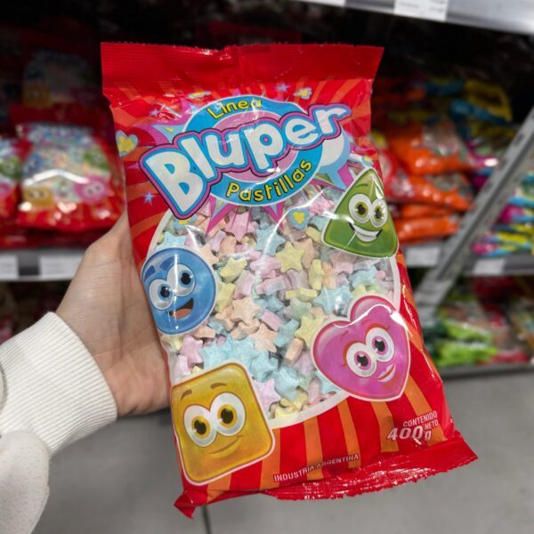 BLUPER BOLSA PASTILLAS ESTRELLITAS X 400 GR