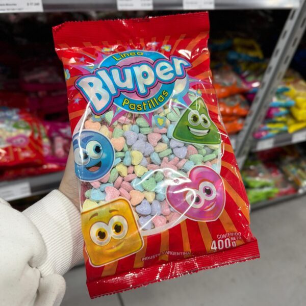 BLUPER BOLSA PASTILLAS CORAZON X 400 GR