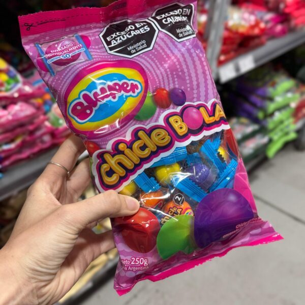 BLUPER CHICLE BOLA INDIVIDUAL SURTIDO X 50U