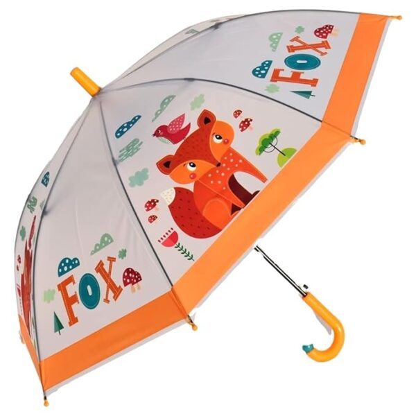 PARAGUAS INFANTIL TRANSPARENTE ZORRO
