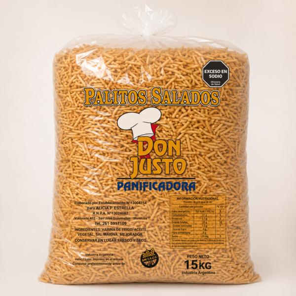 PALITOS SALADOS X 15 KG