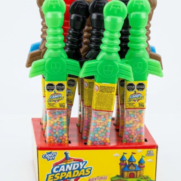 CANDY TOY ESPADITAS CON CONFITE X 15U