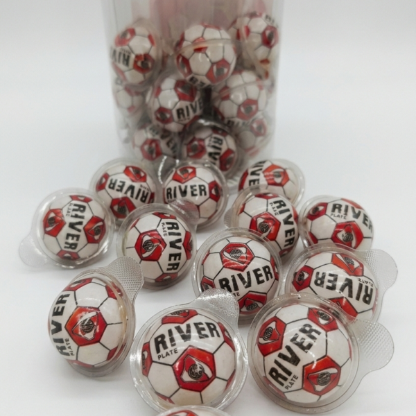 POTE DE GELATINA FORMA PELOTA DE RIVER