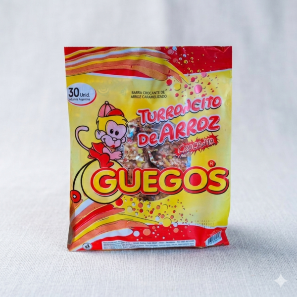 TURRÓN DE ARROZ GUEGOS X 30 U X 10 GR