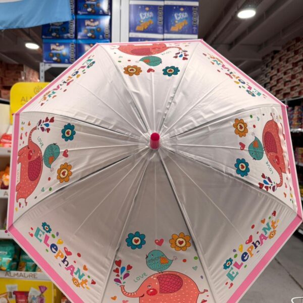 PARAGUAS INFANTIL TRANSPARENTE ELEFANTE