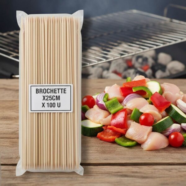 BROCHETTE X25CM X 100 U