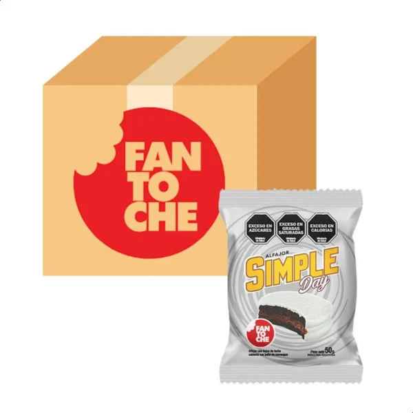 FANTOCHE ALFAJOR SIMPLE DAY X 12 X 50 GR