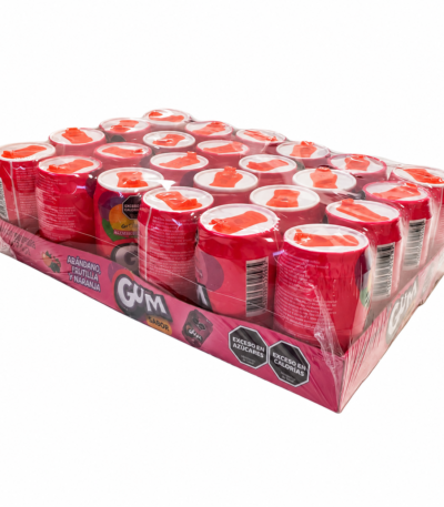 LATA GUM CANDY CHICLE TUTI FRUTTI X 24 U